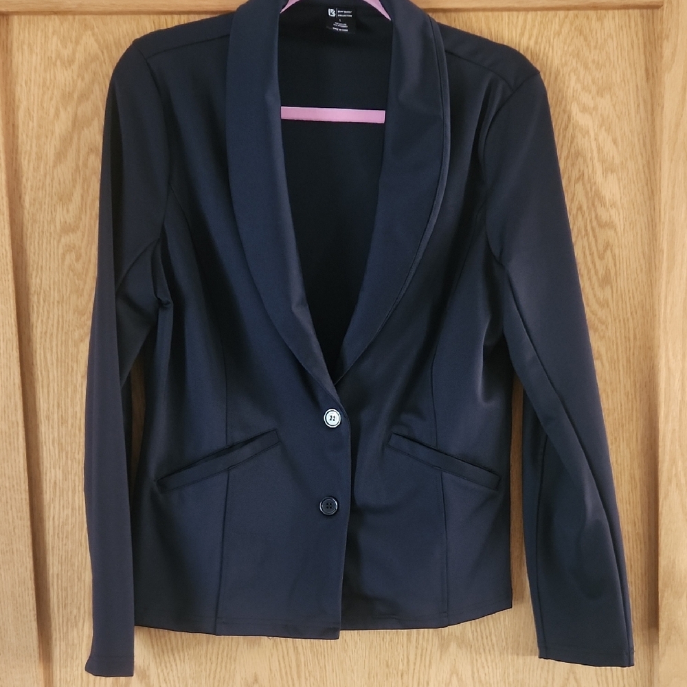 BuffBunny Black Shawl Collar Blazer